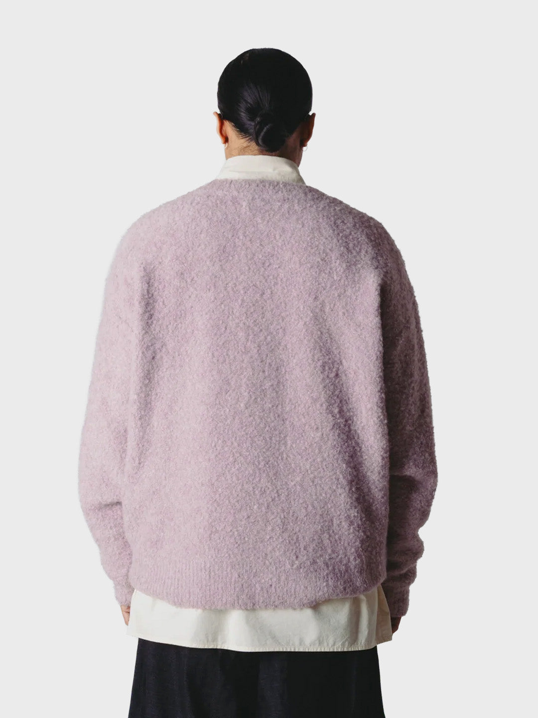 Woodbird WBKurt Loop Knitted Sweater | Dusty Violet