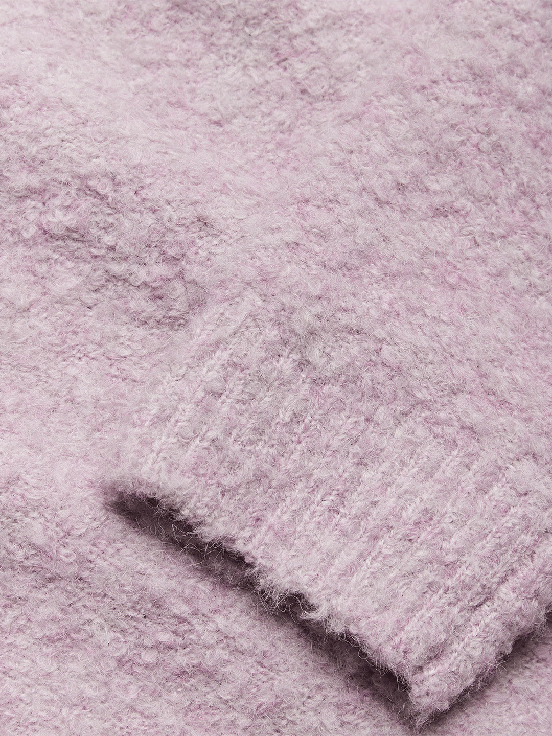 Woodbird WBKurt Loop Knitted Sweater | Dusty Violet