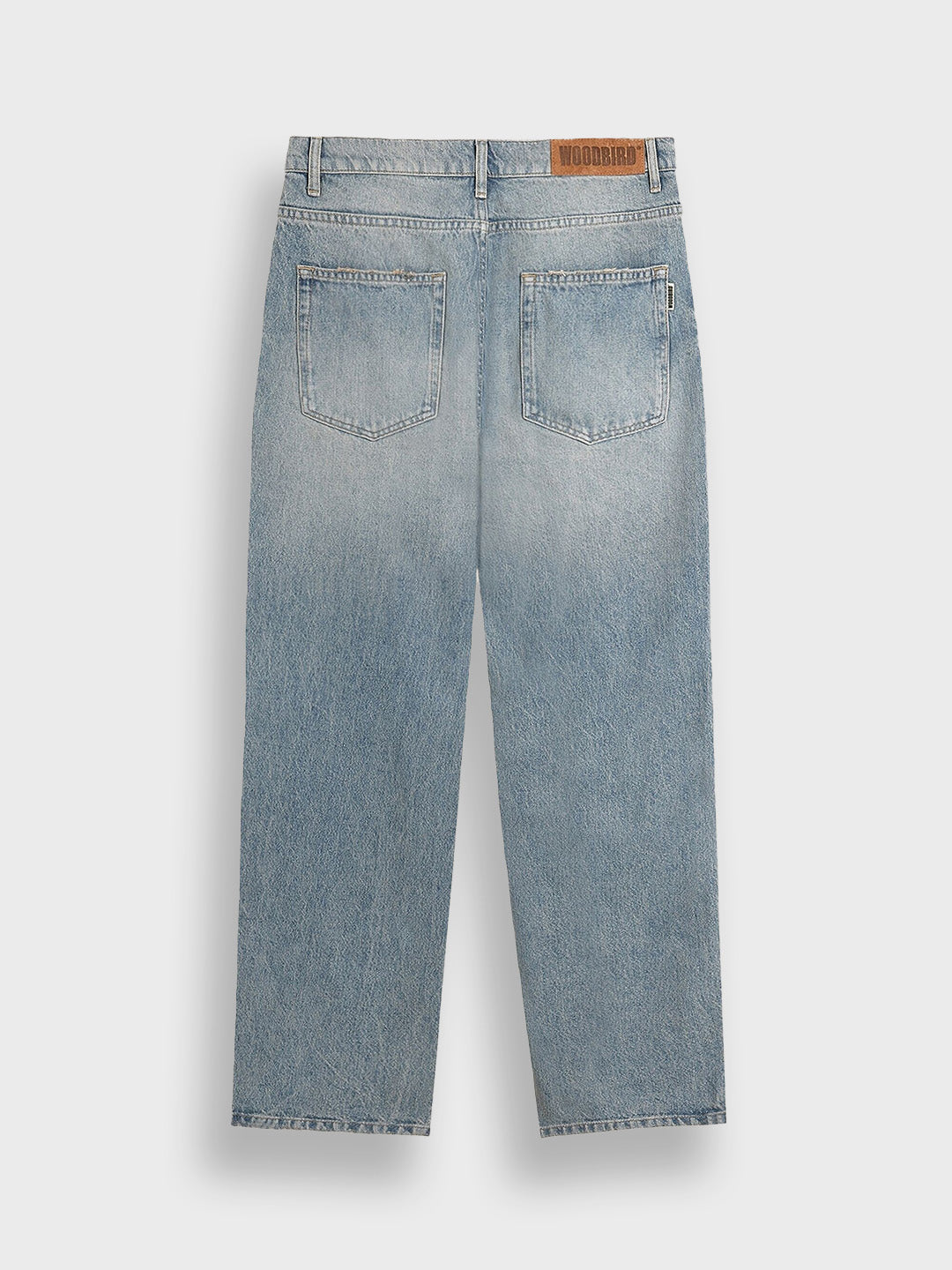 Woodbird WBLeroy Dust Jeans Dust Blue – packshot achterkant