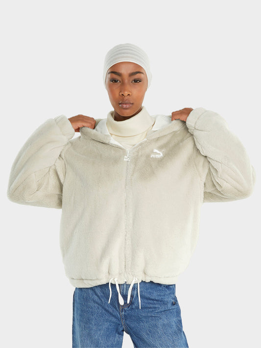 Puma faux fur hoodie 