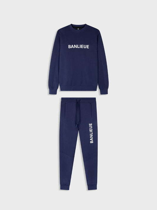 banlieue 3d tracksuit navy