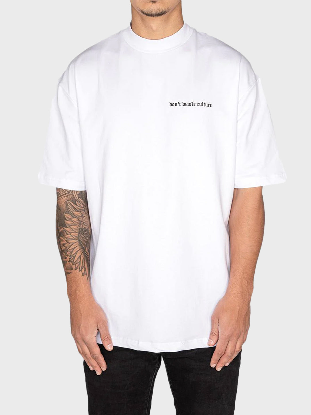 dont waste culture oversized t-shirt