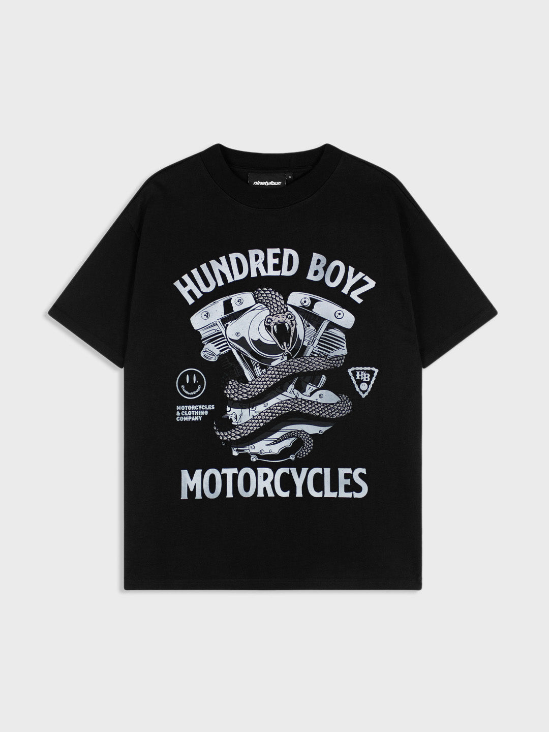 hundredboyz t-shirt zwart