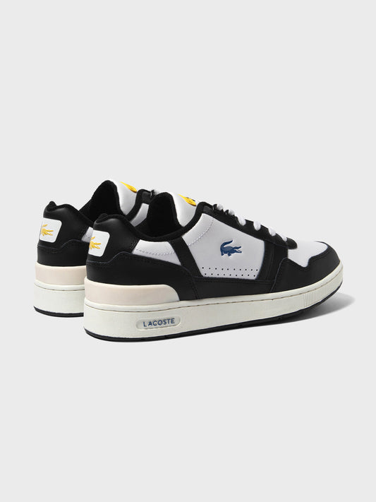 Lacoste t-clip sneakers white black