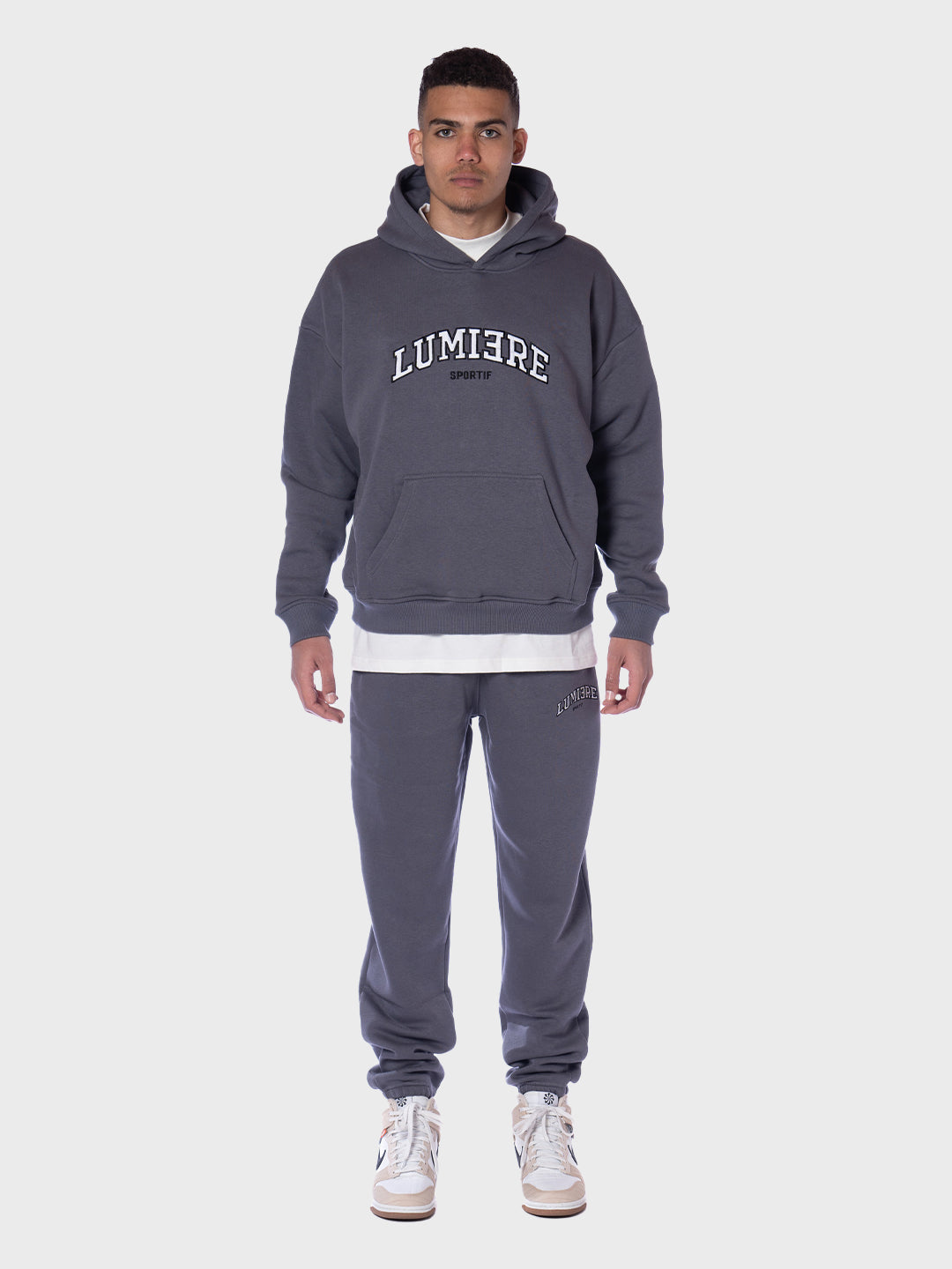 lumi3re sportif tracksuit dark grey